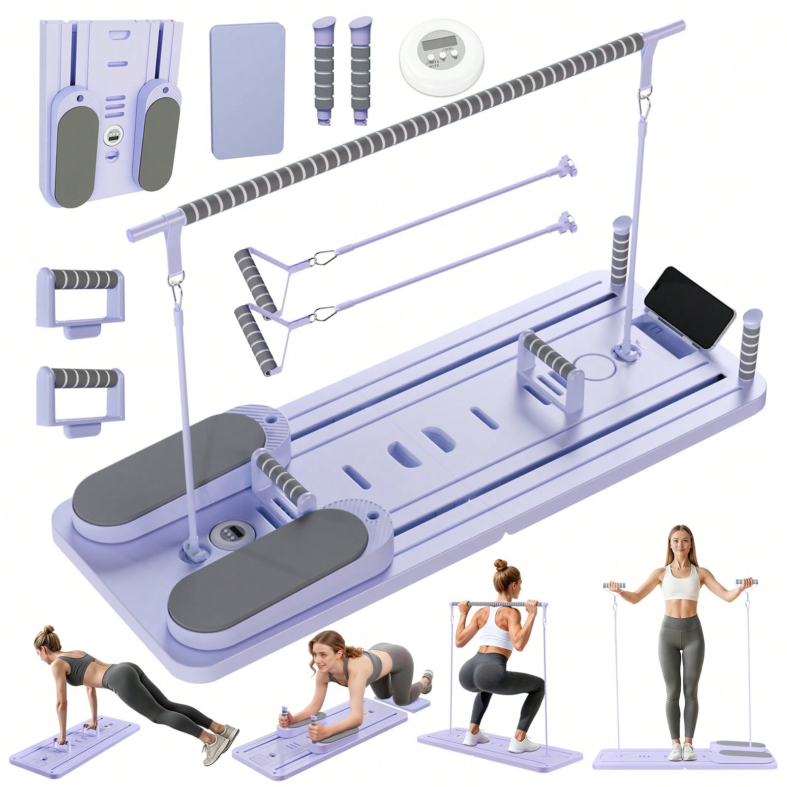 Phone Holder - Reformer Pilates con Barra, Tavola Pilates