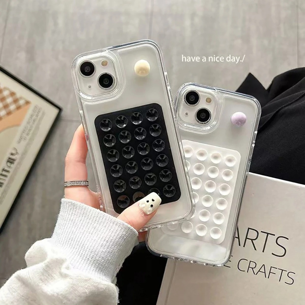 Phone Holder - Tappetino in silicone con ventosa per