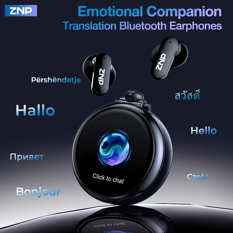 Headphones Wireless - Auricolari Traduttori AI Wireless ZNP 2026