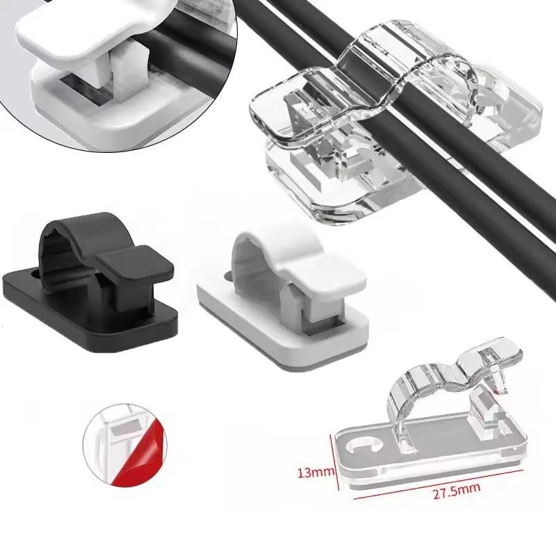 Cable Organizer - Clip per cavi autoadesivi, organizer per