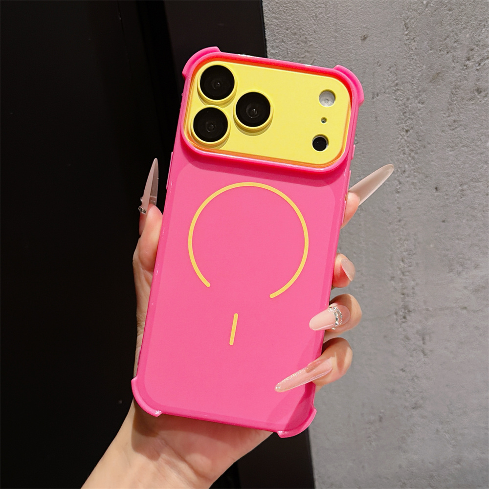 Wireless Charger - Custodia Protettiva a Contrasto Colore per
