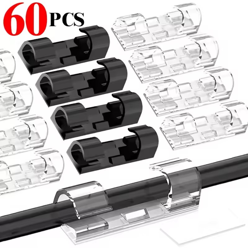 Cable Organizer - Piccoli fermacavi adesivi per l'organizzazione dei
