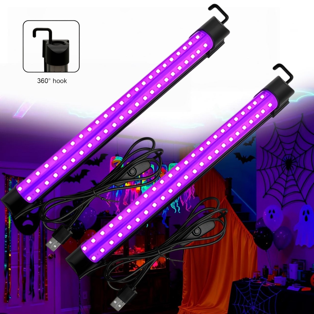 Usb Hub - Tubo Luminoso UV 5W/10W USB, Lampada
