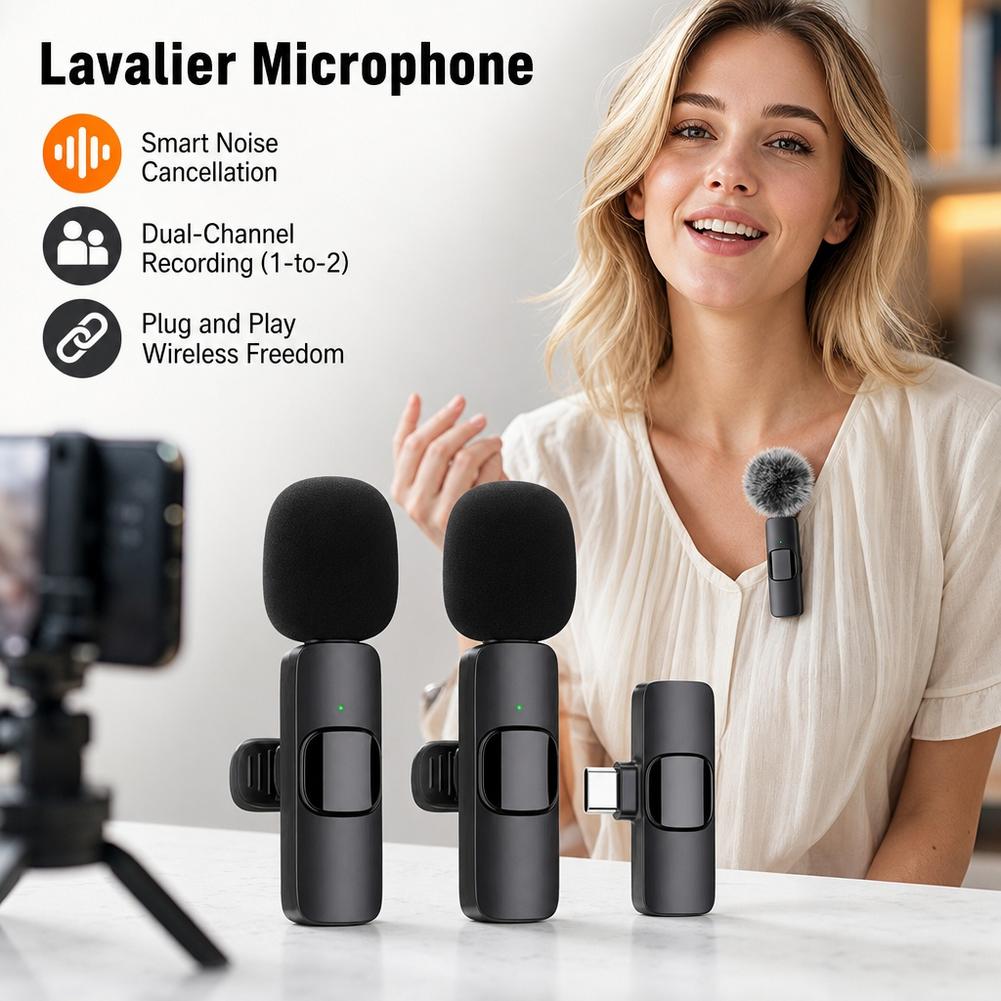 Microfono Lavalier Wireless 1  - Usb Charger recensione e prezzo