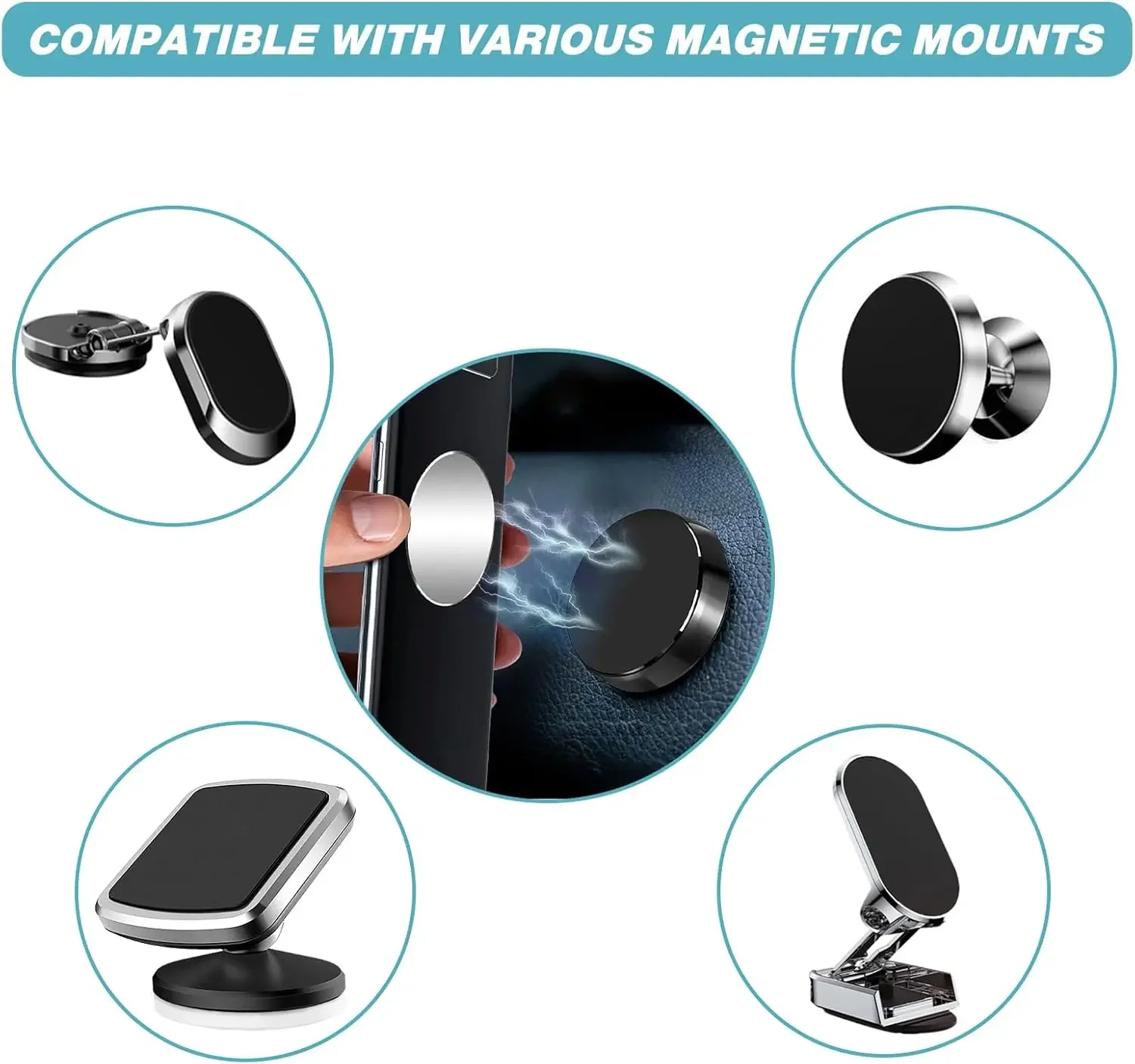 1/50 Pezzi Adesivi in Lamina M - Phone Holder recensione e prezzo