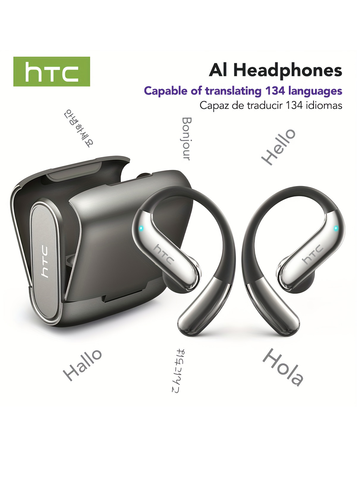Cuffie Bluetooth Open-Ear HTC  - Wireless Charger recensione e prezzo