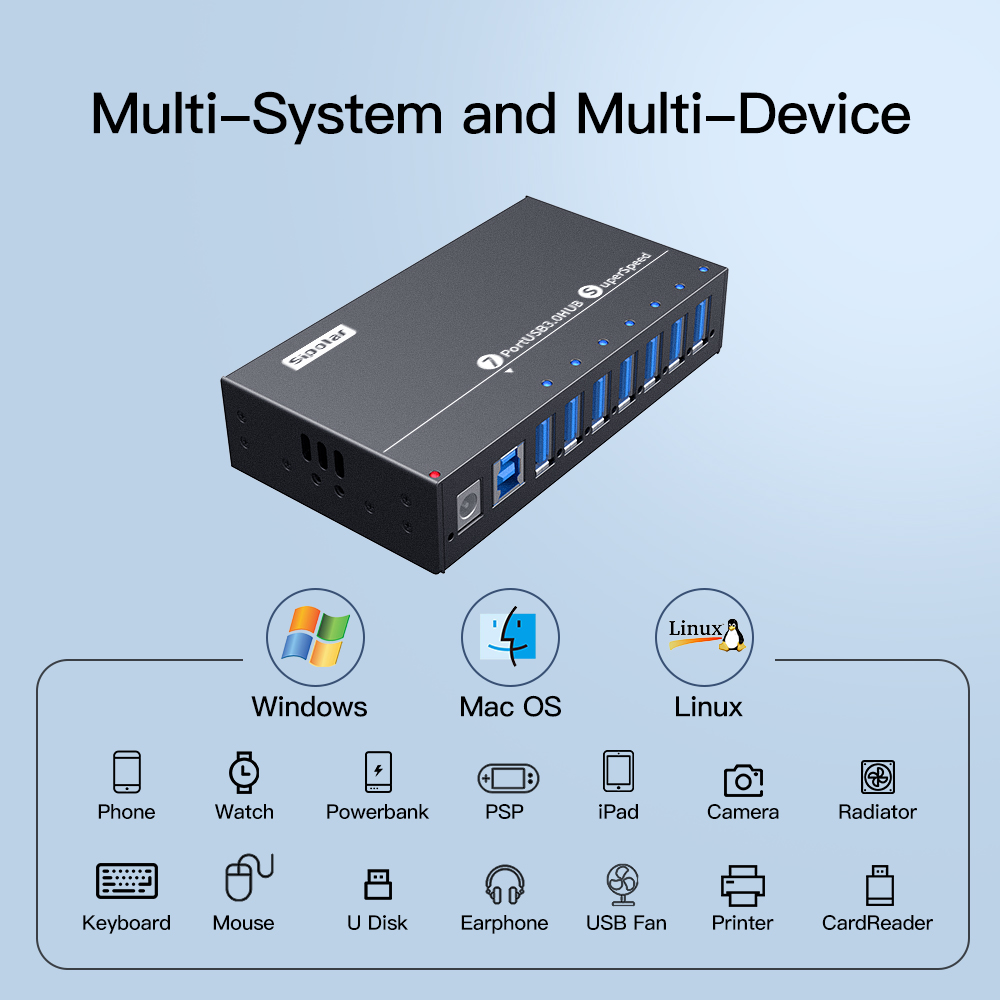 Hub USB 3.0 Industriale A-173  - Usb Hub recensione e prezzo